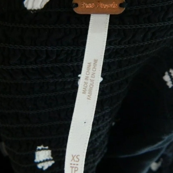 Free People Be My Lover Polka Dot Cropped Top - Picture 4 of 4